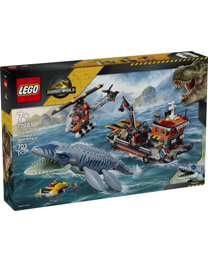 LEGO - 77983 Mosasaurus Dinosaur Boat Attack