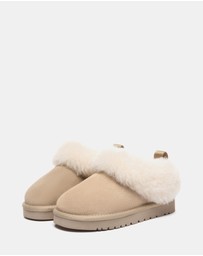 EVERAU - Australian Shepherd Ugg Glacial Kids Cow Suede Upper UGG Boots
