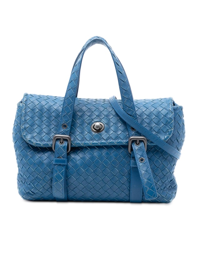 Pre-Loved by Azura Reborn - Pre-Loved Nappa Intrecciato Flap Satchel
