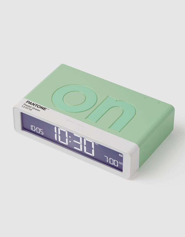 Lexon - Lexon Flip Classic Reversible Alarm Clock PANTONE - Green
