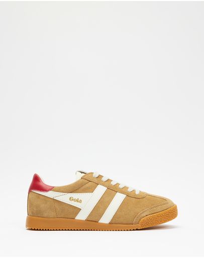 Camel, Off White & Deep Red