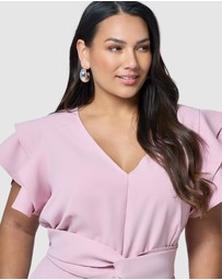 Pink Dusk by Curve Project - Caught Out Jumpsuit