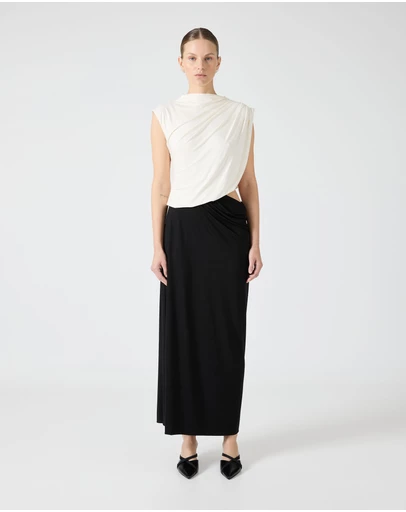 Third Form - Cascade Cutout Jersey Dress