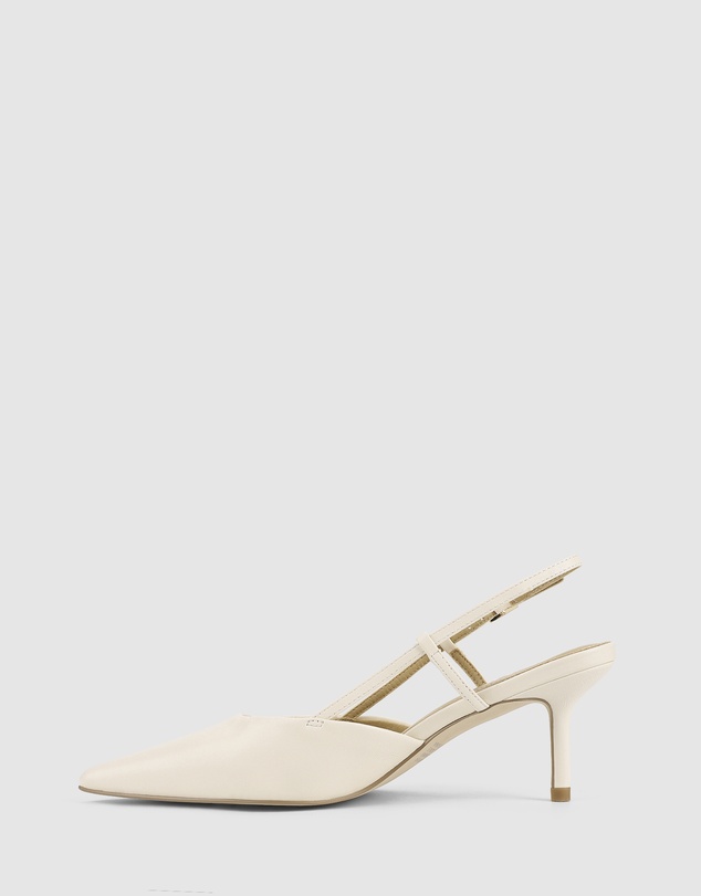 Siren - Yoyo Slingback Kitten Heels