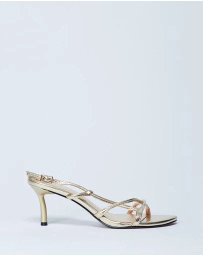 TOPSHOP - Amelia Minimal Mid Heel Sandals