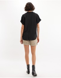 Amelius - Muriel Buttond Short Sleeve Shirt