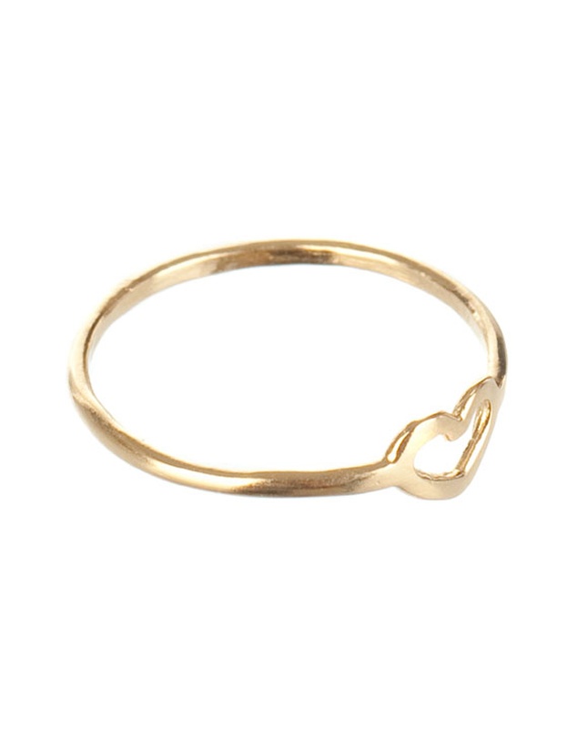 Dogeared - Charmed Open Heart Ring