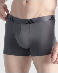adidas Sportswear - 3 Pack Active Flex Cotton Trunk Underwear