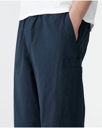 Bassike - Crushed Cotton Utility Pant