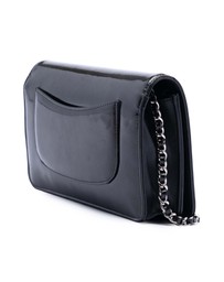 Pre-Loved by Azura Reborn - Pre-Loved CC Patent Strass Embellished Wallet On Chain