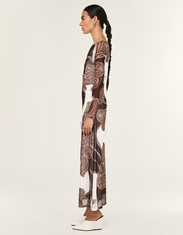 Staple the Label - Ulla Mesh Midi Dress