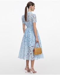 Self Portrait - Lace Collared Midi Dress