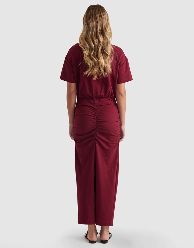 Decjuba - Gabbie Ruched Midi Dress