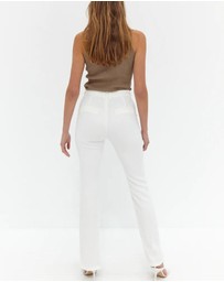 Style Addict - Front Split Trouser Pants