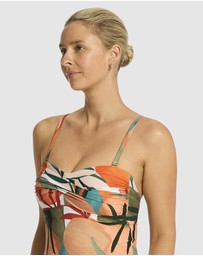 Sea Level Australia - Tropaluxe Twist Bandeau One Piece