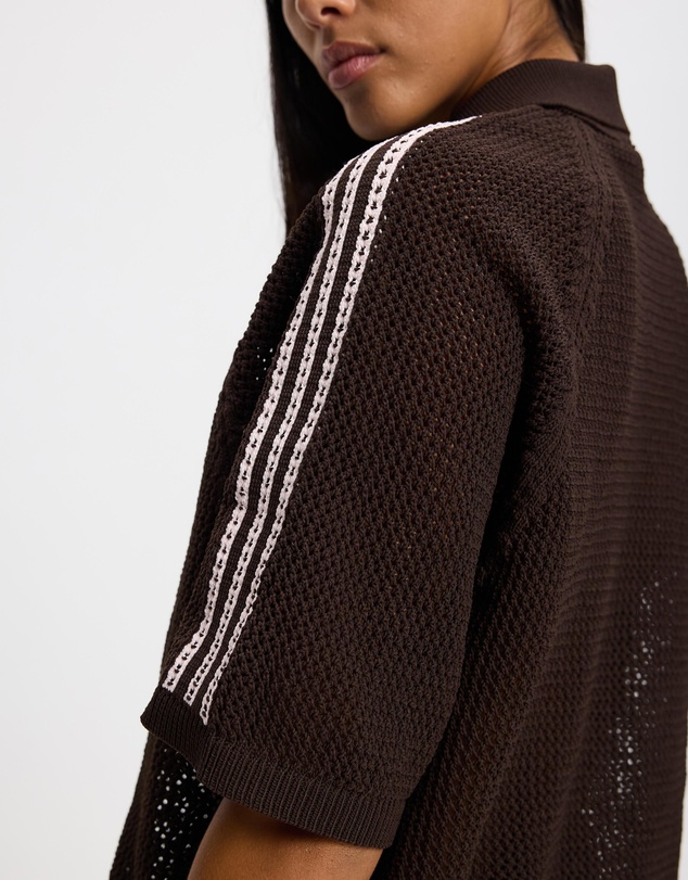 adidas Originals - Knitted Crochet Polo
