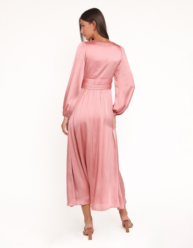 Petal & Pup - Bethanny Long Sleeve Maxi Dress - Rose