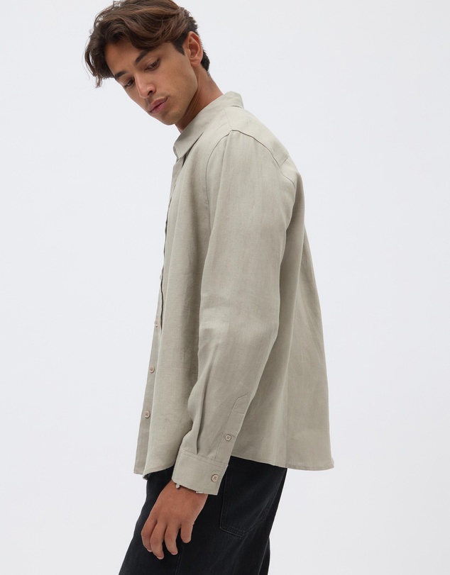 AERE - Euro Resort Linen LS Shirt