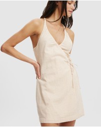 Cotton On - Isabel Halter Wrap Mini Dress