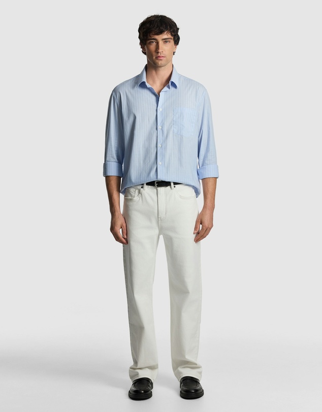 yd. - Chapman Stripe Relaxed Shirt
