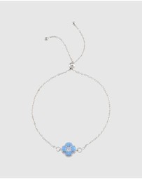 Von Treskow - Czelline Opal Clover Adjustable Belcher Bracelet