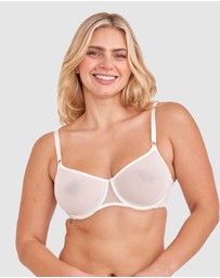 Bras N Things - Sexy Basics Underwire Balconette Bra - Ivory