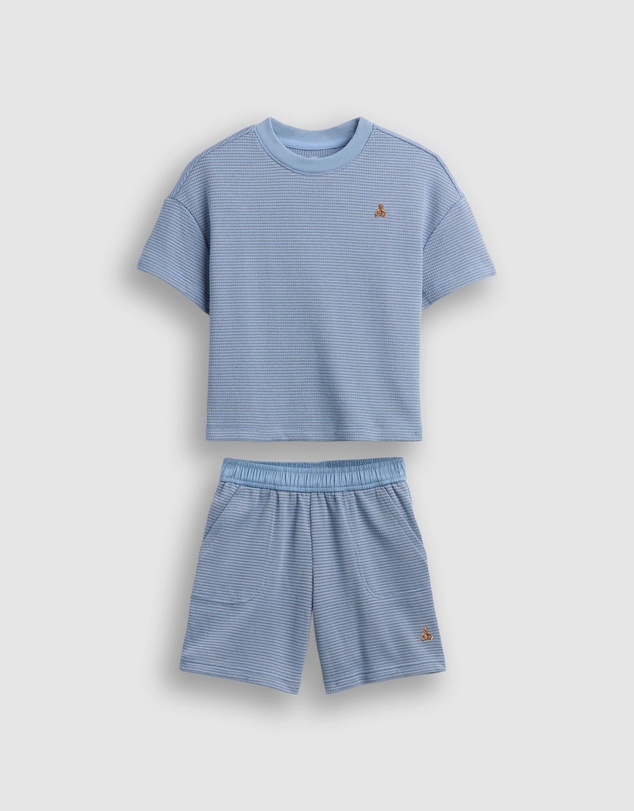 GAP - Textured Knit Top X Shorts Set - Babies-Kids