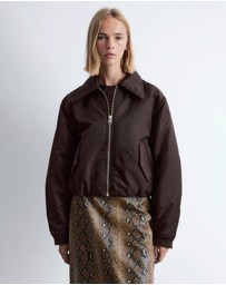 & Other Stories - Cropped Bomber Jacket