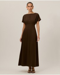 Tussah - Alex Boat Neck Midi Dress