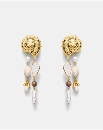 MIMCO - Nautilus Drop Earrings