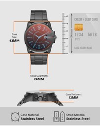 Diesel - Diesel Master Chief Gunmetal Watch DZ1965