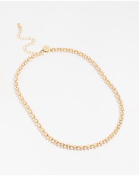 Lovisa - Gold Plated Pearl Fireball Bracelet