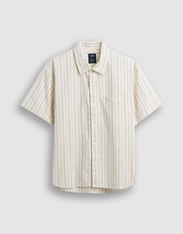 GAP - SS Poplin Dobby Shirt