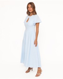 Petal & Pup - Jessima Midi Dress - Pale Blue