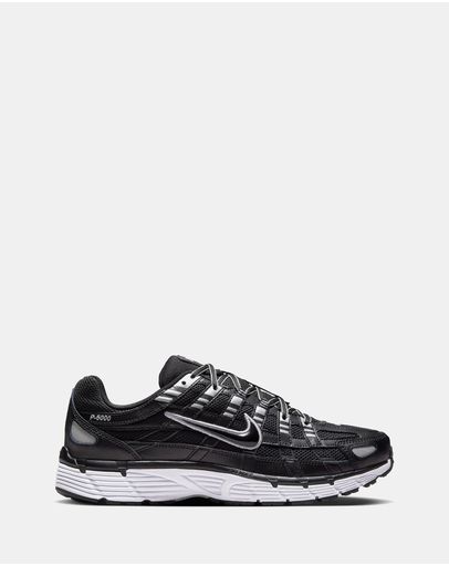 Black, Black, White & Metallic Silver