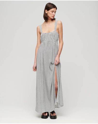 Superdry - Tie Back Maxi Dress