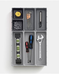 Joseph Joseph - Blox™ 7-piece Drawer Organiser Set (Grey)