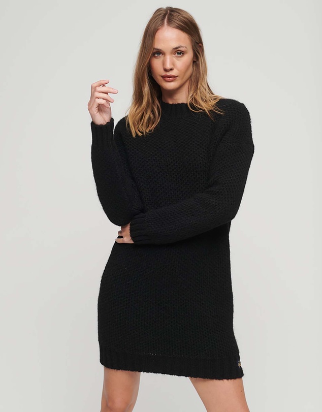 Superdry - Textured Knit Crew Dress