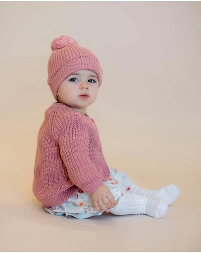 Bebe by Minihaha - Gemma Organic Knitted Beanie - Babies-Kids