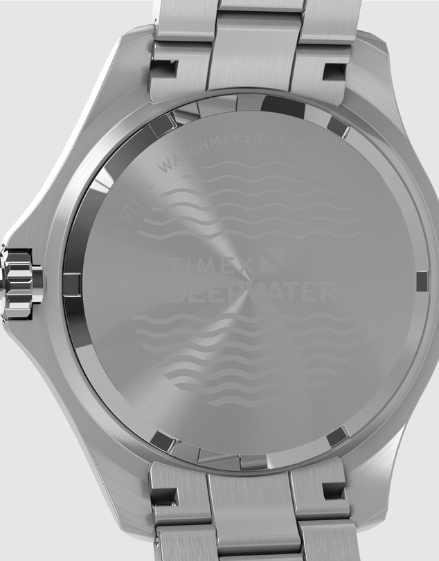 TIMEX - Deepwater Meridian 200 44mm Stainless Steel Bracelet Watch
