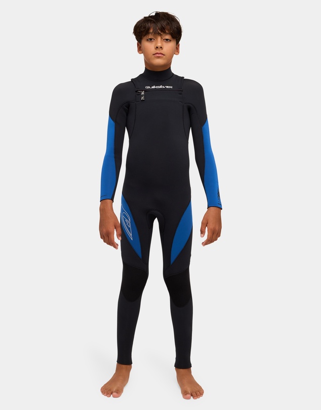 Quiksilver - Boys 8 to 16 4/3 Mercury Chest Zip Wetsuit