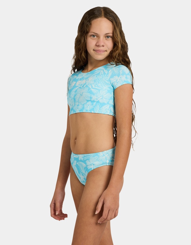 Roxy - Girls 8 to 16 Cargo Dreams Crop Two Piece Swimsuit