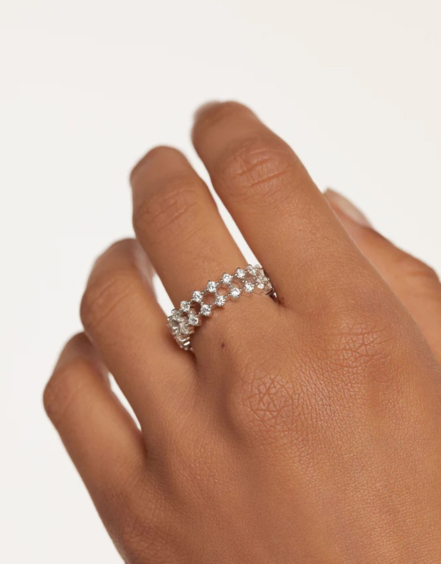 PDPAOLA - Slim Dumbo Silver Ring