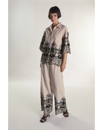 Glamorous - Tie Waist Floaty Trousers