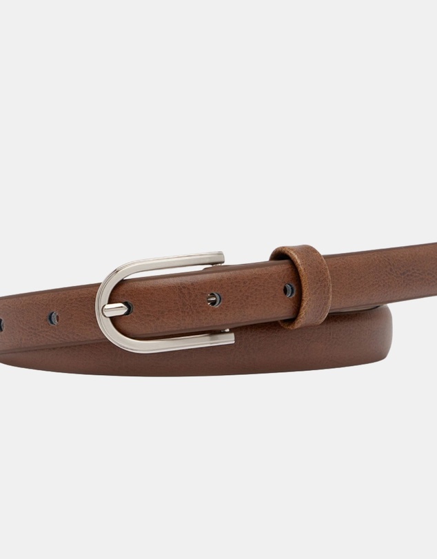 Buckle - Sydney. Australian Made Classic Leather Belt. 19mm width.