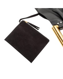 Pre-Loved by Azura Reborn - Pre-Loved Leather Open Triangle Sac Handbag