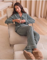 Papinelle - Super Soft Brushed Herringbone PJ