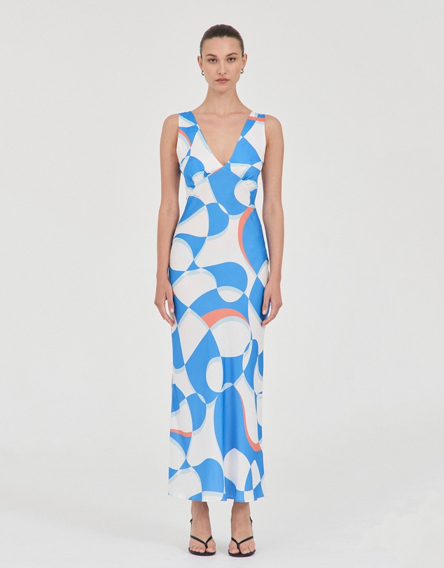 FRIEND of AUDREY - Evelyn Cupro Panel Dress