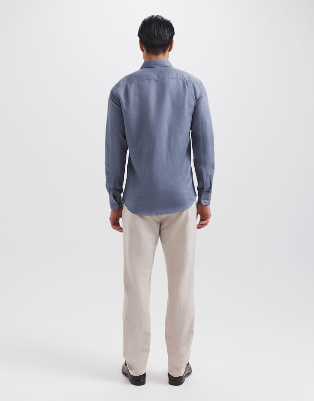 SABA - Reeves Long Sleeve Classic Linen Cotton Shirt
