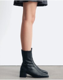 & Other Stories - Leather Sock Boots